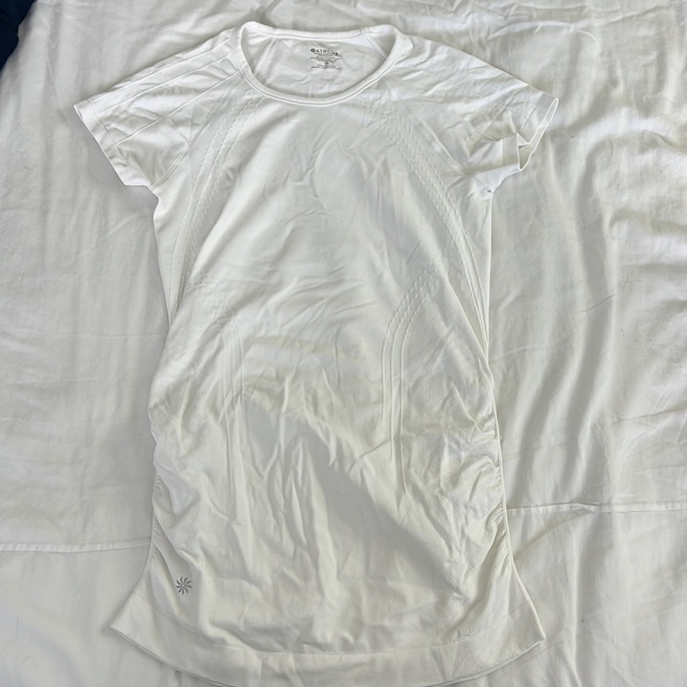 White Athleta workout t shirt